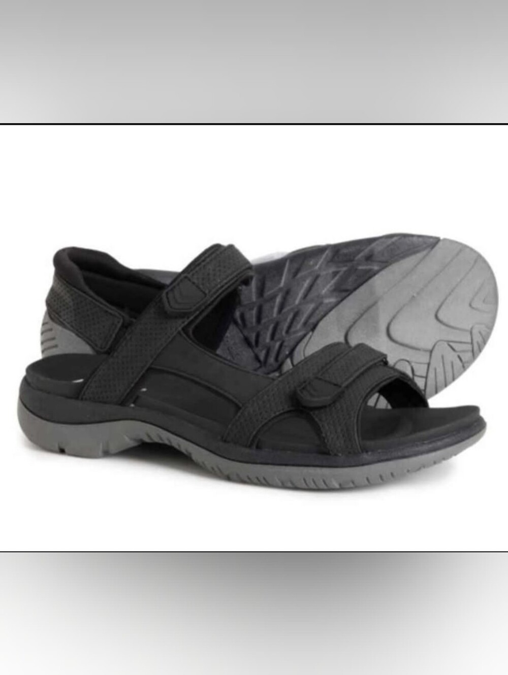 Dr. Scholl's Adelyn Black Nubuck Women's Sandals Size 7.5